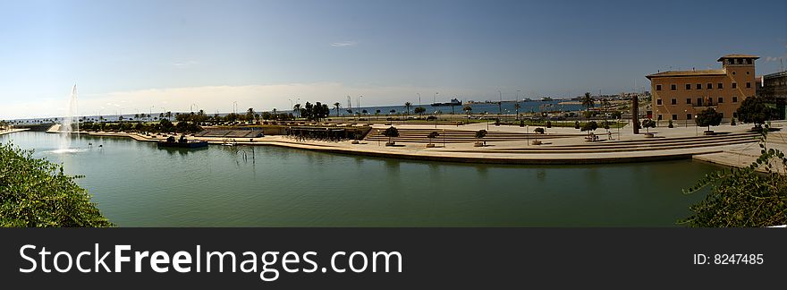 Panorama of seaside in Mallorca. Panorama of seaside in Mallorca