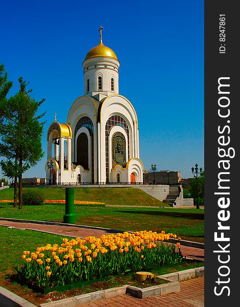 Small orthodox church at Moscow