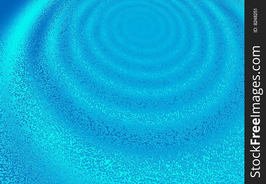 Blue dynami waves. Abstract illustration. Blue dynami waves. Abstract illustration