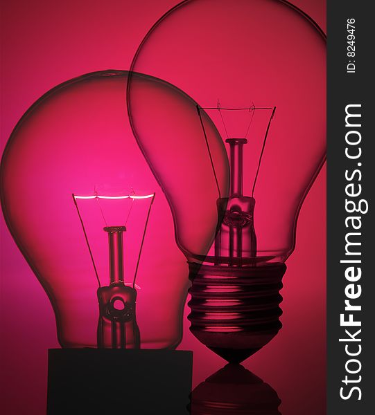 Image of light bulb isolated