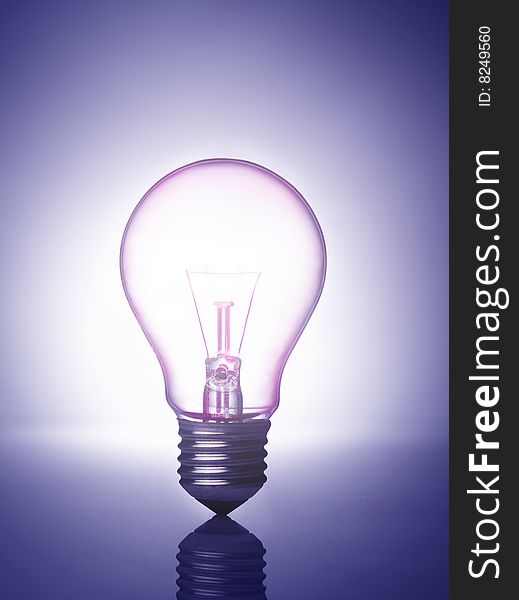 Image of light bulb isolated