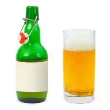 Bottle And Glass Of Beer Stock Images Bottle And Glass Of Beer Stock Images