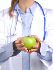 Apple A Day Keeps The Doctor Away Stock Photos Apple A Day Keeps The Doctor Away Stock Photos