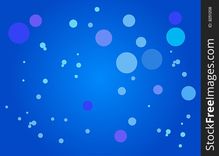 Abstract blue background, vector illustration