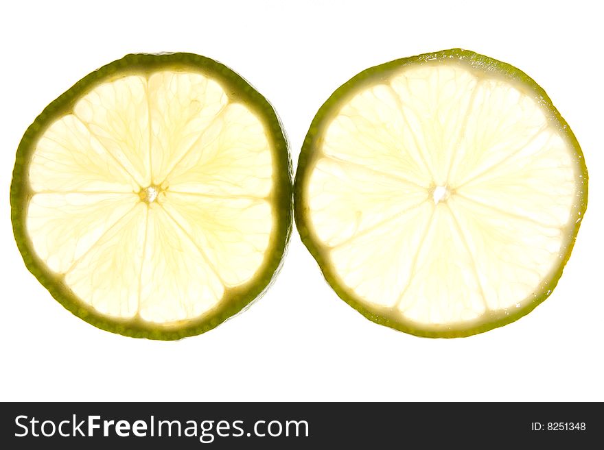 Lime On Isolated