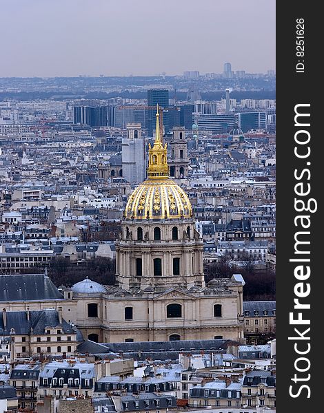 A picture of the centre of paris night landscape. A picture of the centre of paris night landscape