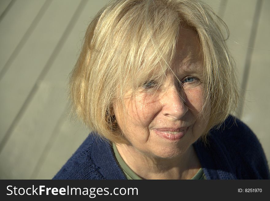 Senior Woman at beach