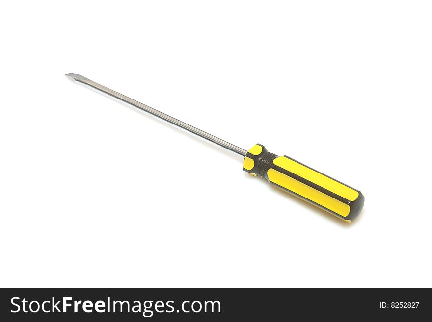 Screwdriver isolated over white background