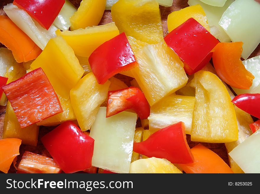 Fresh Vegetables ready for cooking