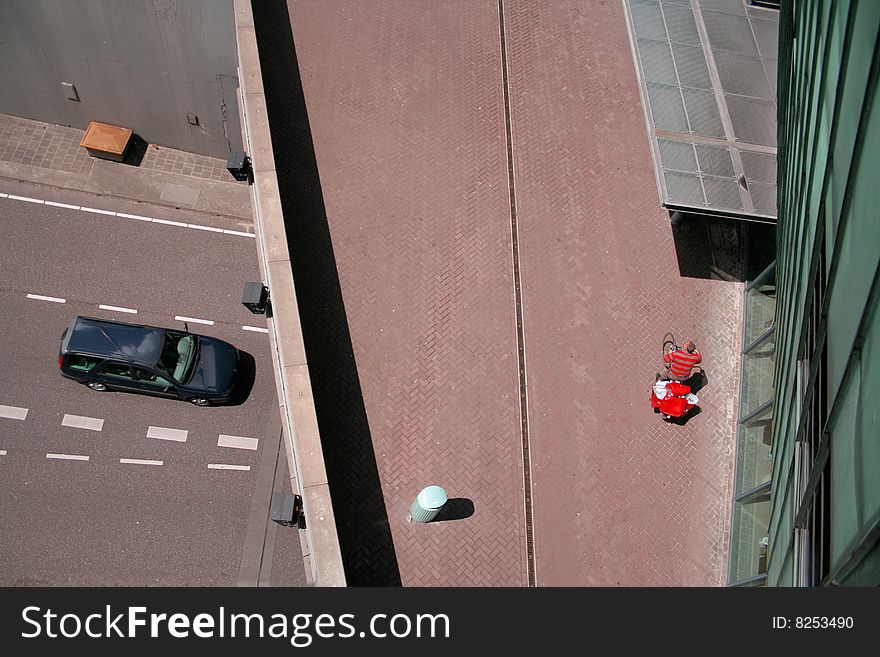 Looking down to the passage from Nemo`s roof. Looking down to the passage from Nemo`s roof