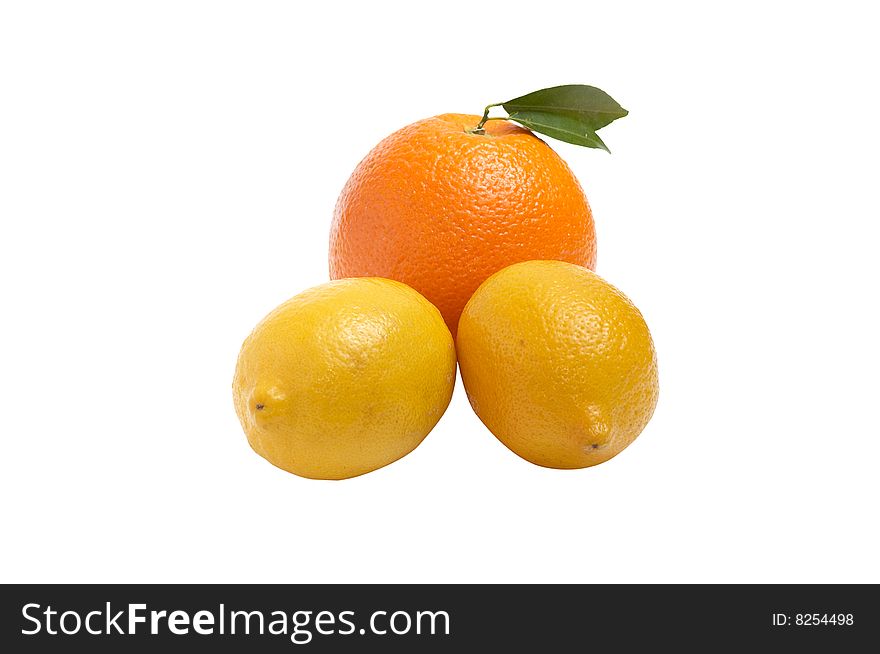 Juicy tropical fresh fruits isolated on a white background. Juicy tropical fresh fruits isolated on a white background.