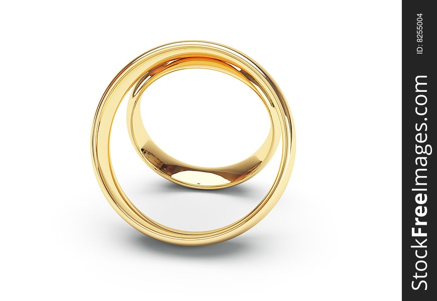 Gold wedding rings