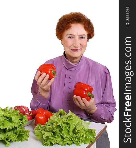 Red Pepper And Green Salad