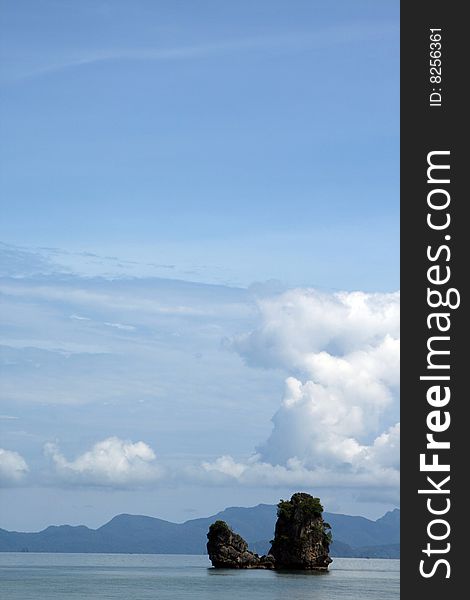 Offshore tropical islands near Langkawi, Malaysia