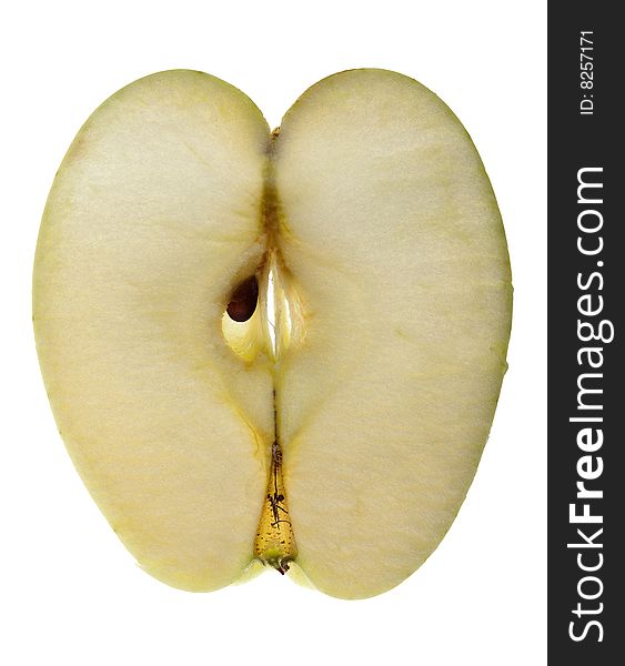 Cross section of an Apple