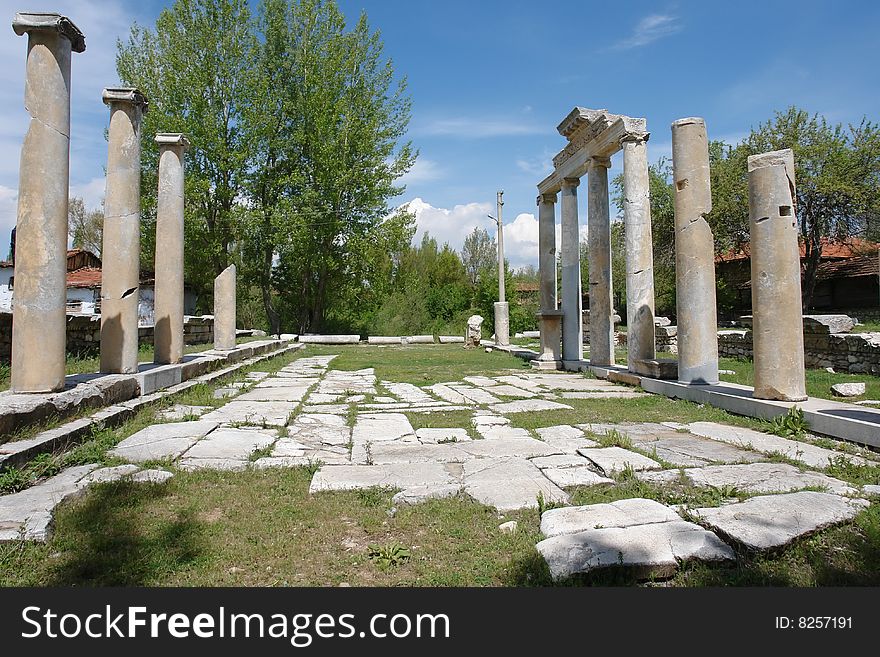 Aizonai temple, in kutahya, Turkey