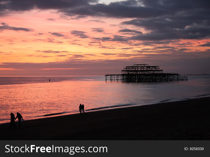 West Pier on Valentines