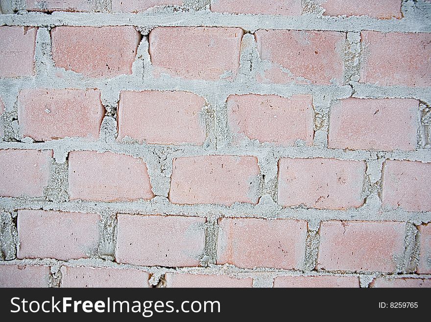 Frozen Brick Wall