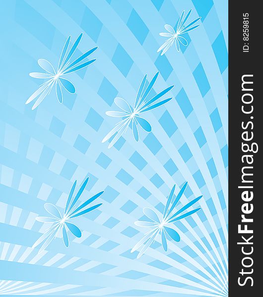 Abstract background with blue shades. Vector illustration