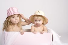 Pretty Sisters Royalty Free Stock Image