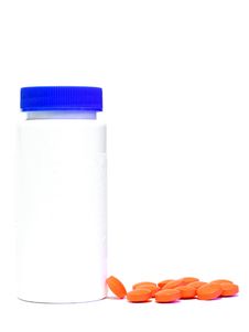 Vial With Pills Royalty Free Stock Photos Vial With Pills Royalty Free Stock Photos