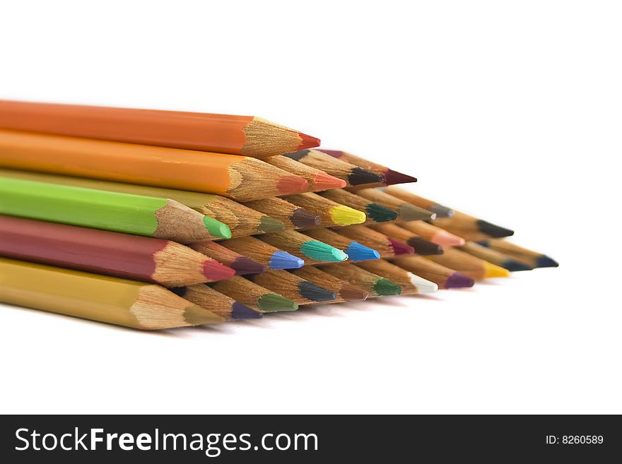 Color Pencils Isolated