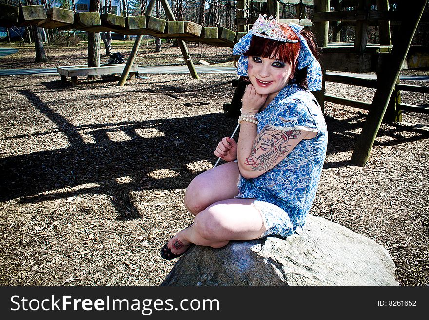 Girl at Playground