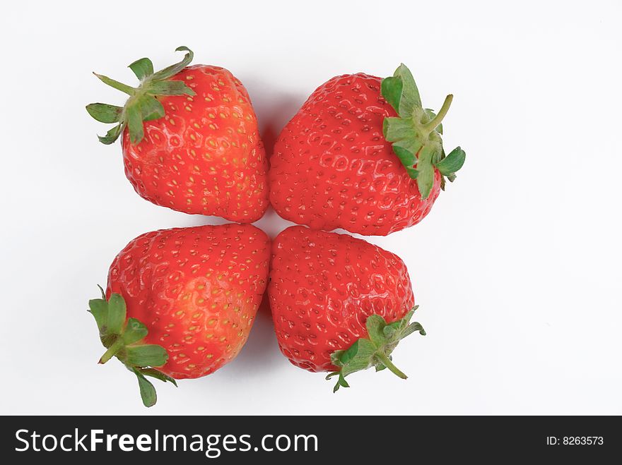Strawberry Isolated On White