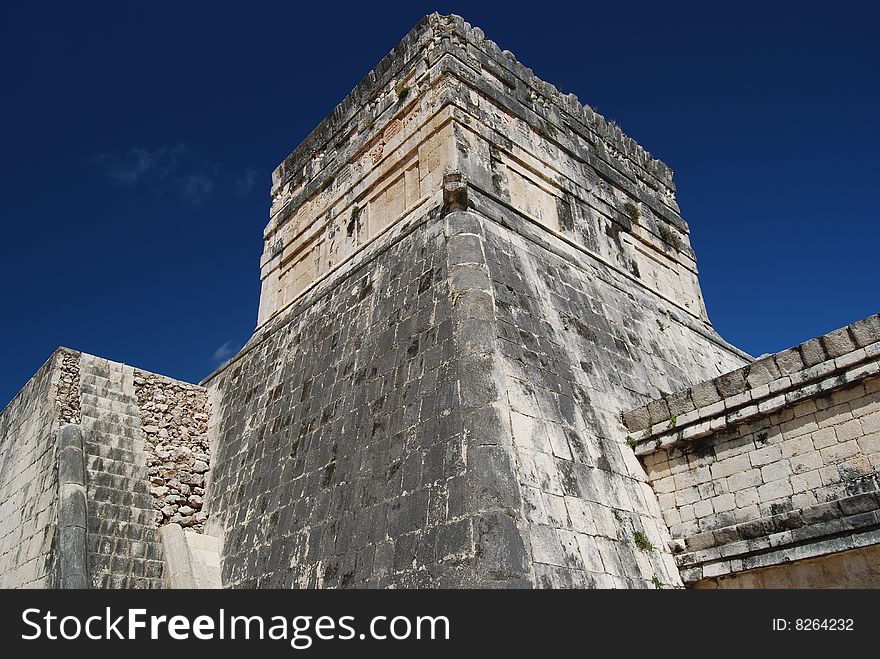 Ancient Mayan ruin at Chichen Itza.