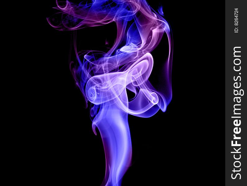Colour curves from a smoke. A smoke photo. Colour curves from a smoke. A smoke photo.