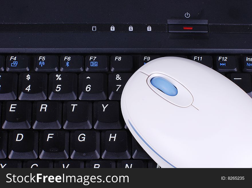 Stock photo: Keyboard and mouse