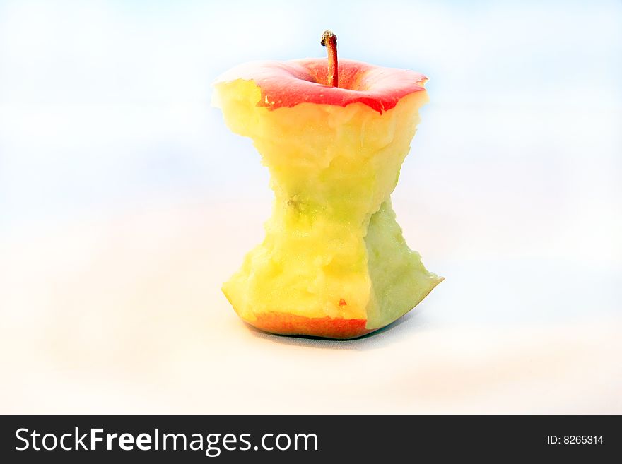 A photo of fresh and juicy apple. A photo of fresh and juicy apple