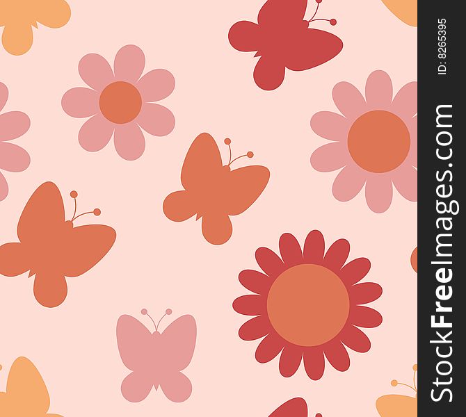 Seamless flower pattern