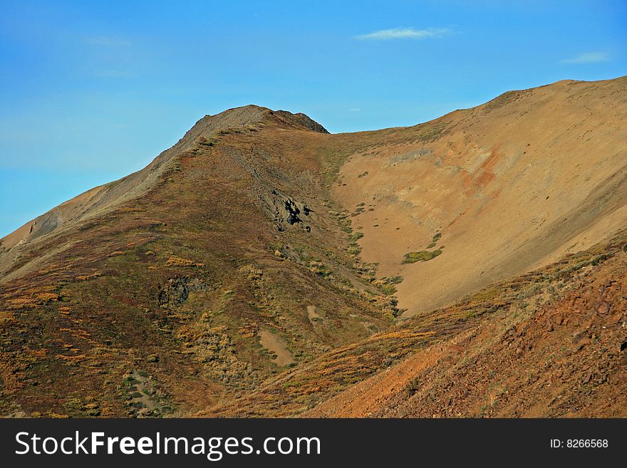 Mountain and surrounding area in Denali Park, Alaska. Mountain and surrounding area in Denali Park, Alaska