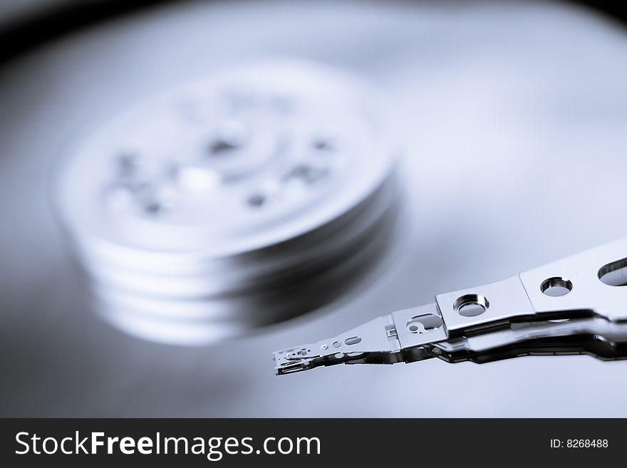 Macro photo - Hard Disk Drive