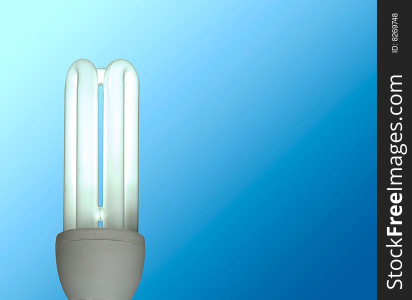 Close up energy-saving lamp