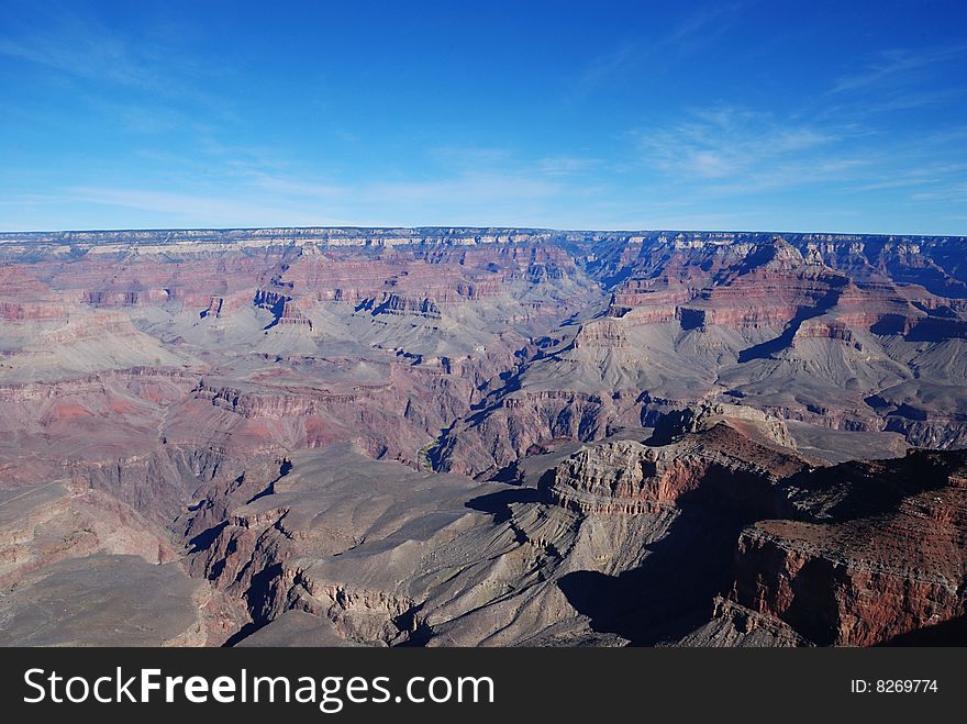 View in grand canyon south rim