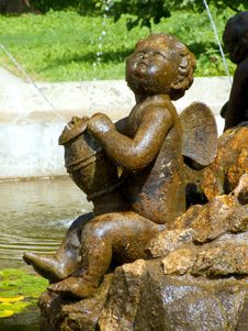 Detail Of Fountain Stock Image