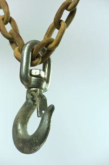 Metal Hook And Chain Stock Photos Metal Hook And Chain Stock Photos