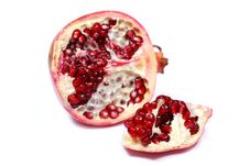 Red Pomegranate Stock Images