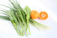 Vegetables And Fruits. Royalty Free Stock Photos
