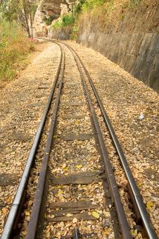 Death Railway. Royalty Free Stock Images