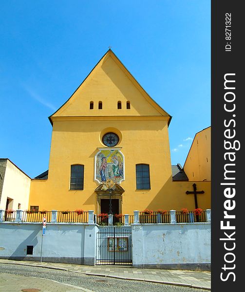 Yellow church