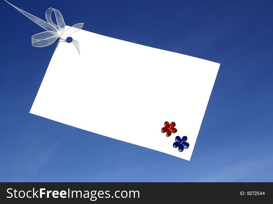 Note Pad With Flowers