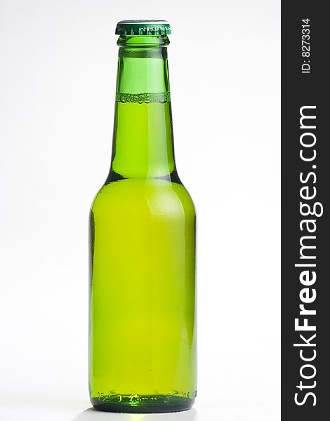 A fresh cold and tasty beer isolated