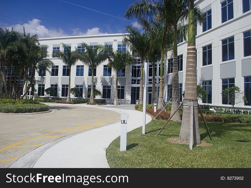 New Modern Office Building in a corporate park