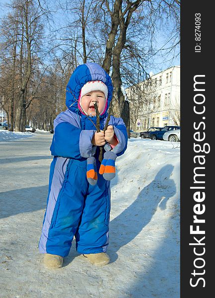 Child Playing In The Park