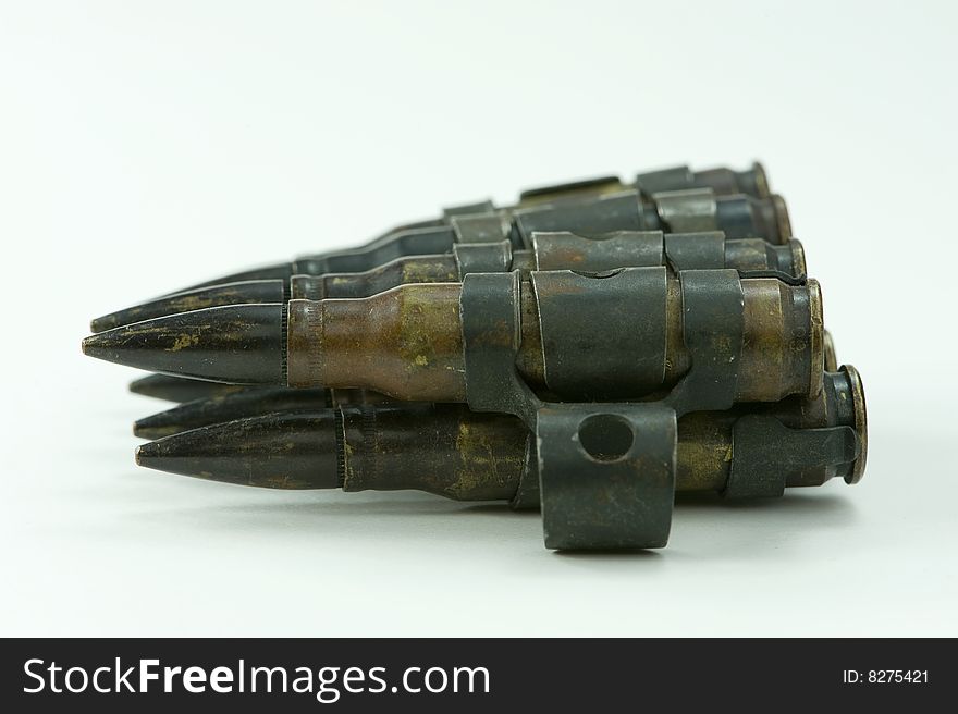 Isolated Military Ammunition