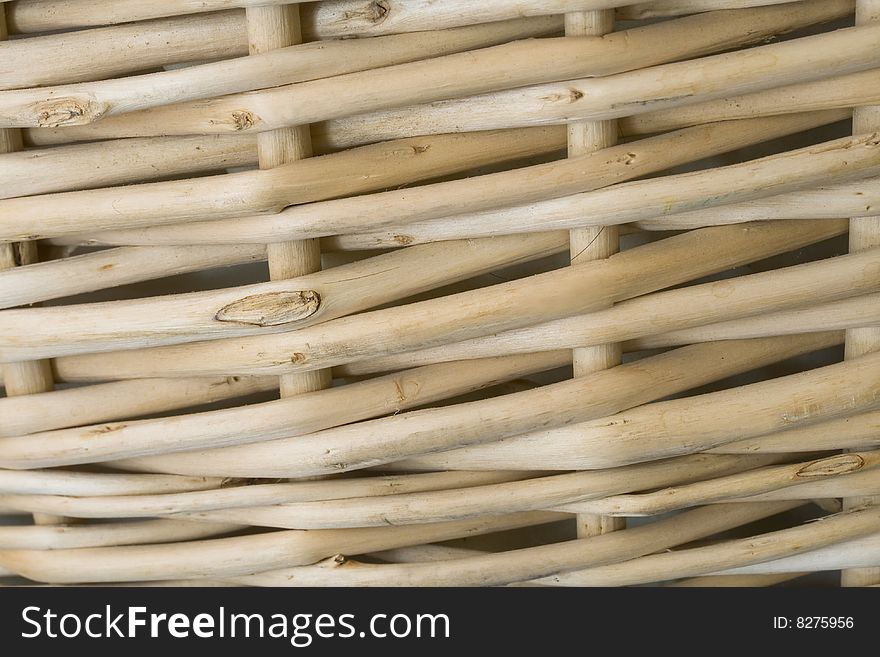 Close up background of wooden wicker basket. Close up background of wooden wicker basket.