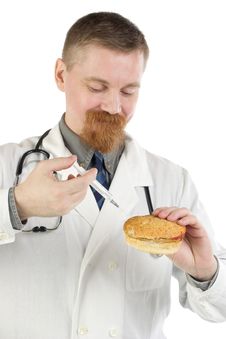 Preparing A Syringe Royalty Free Stock Photo Preparing A Syringe Royalty Free Stock Photo